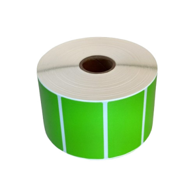 Thermal labels 57 x 32 green