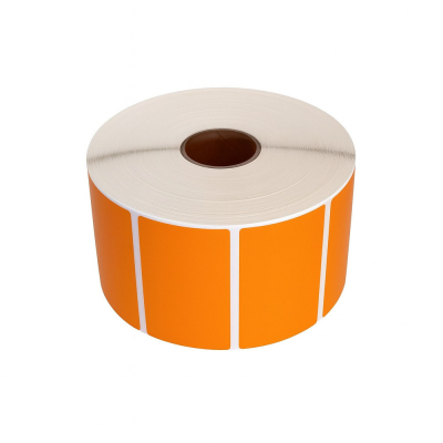 Thermal labels 57 x 32 orange