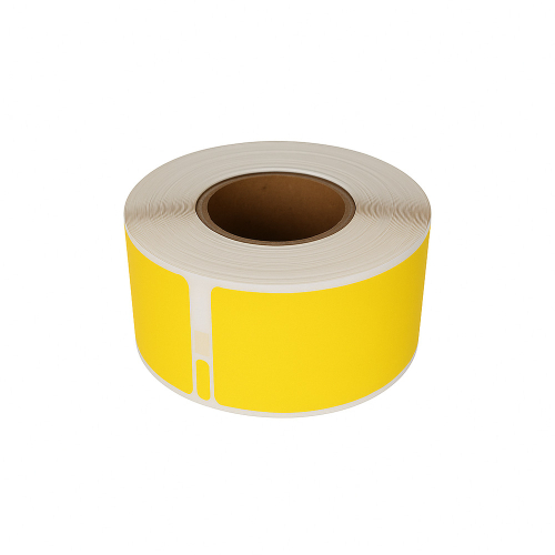 Dymo 99010 compatible labels yellow, 28 x 89mm, 130 labels