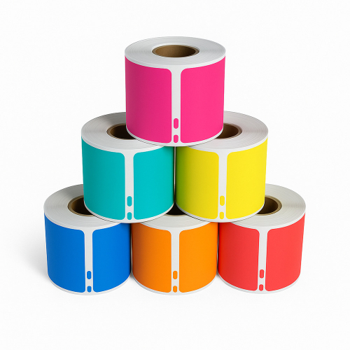 Dymo 99014 compatible labels rainbow box, 101 x 54mm, 6x 220 labels