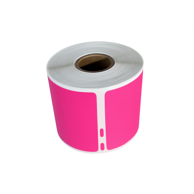 Dymo 99014 pink compatible labels