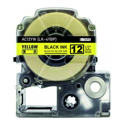 Epson LK-4TBN saderīgs lettering lente