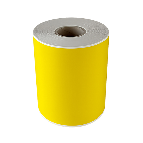 Zebra compatible labels yellow, 102 x 210 mm, 210 labels