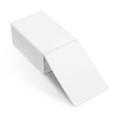 Fanfold shipping labels, 100 x 150mm, 500 labels